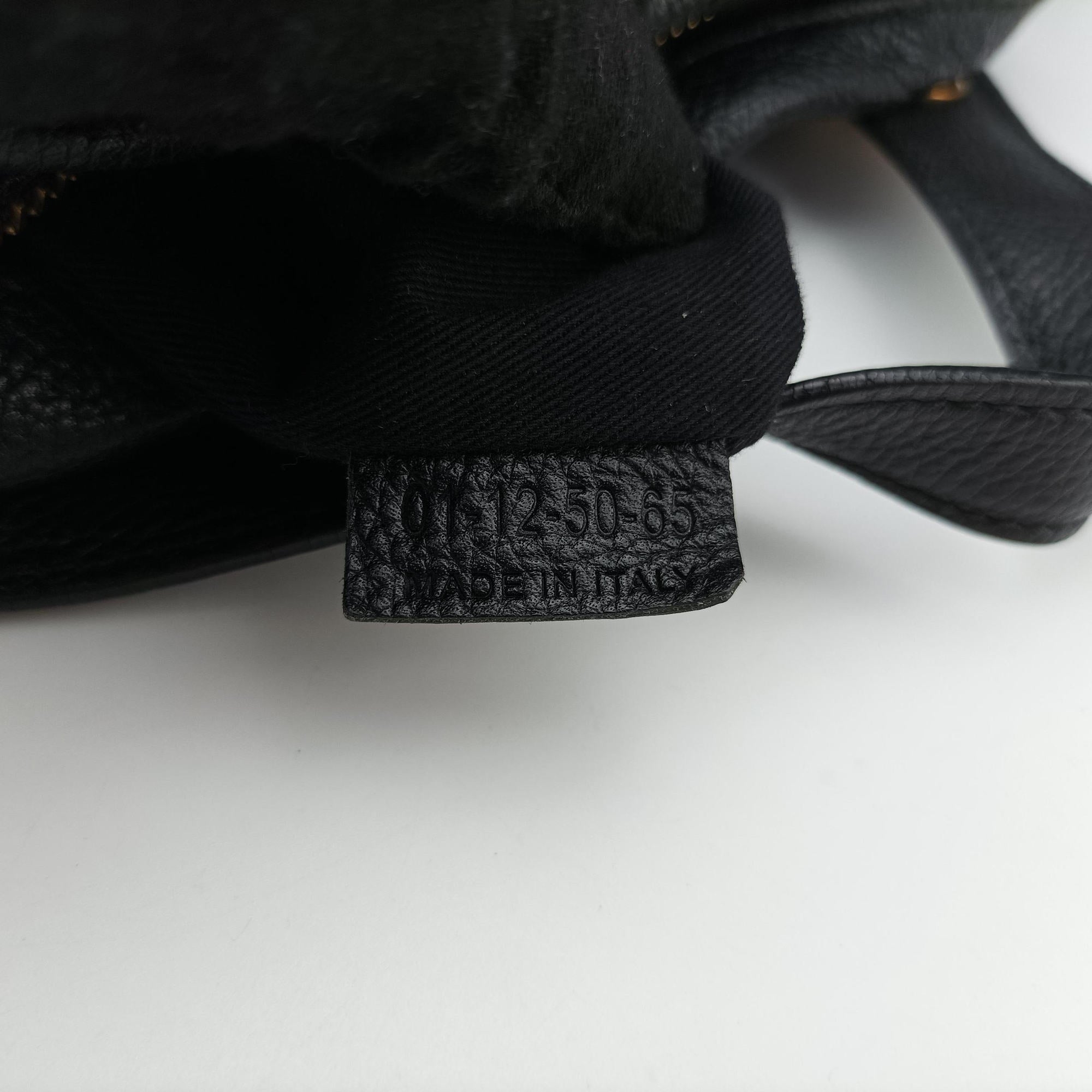 Pre-owned Chloe Paraty Black Leather  shoulderbag | stylenewstar