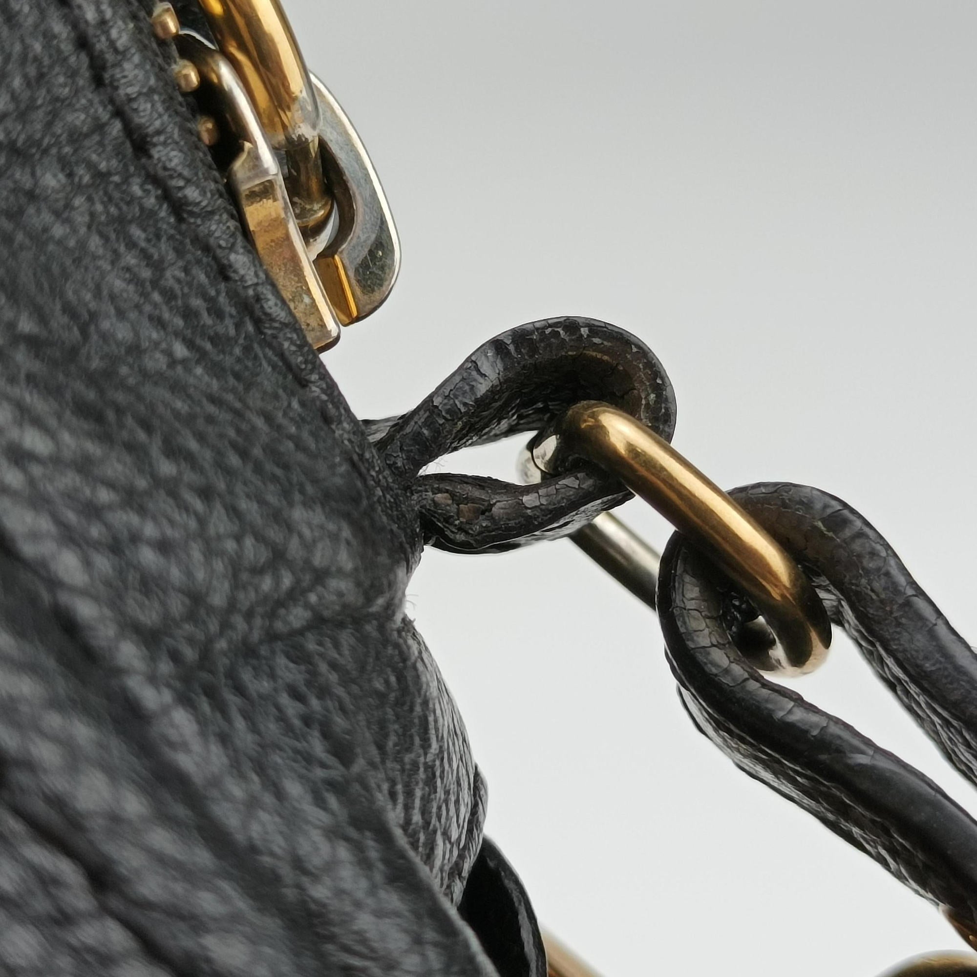 Pre-owned Chloe Paraty Black Leather  shoulderbag | stylenewstar