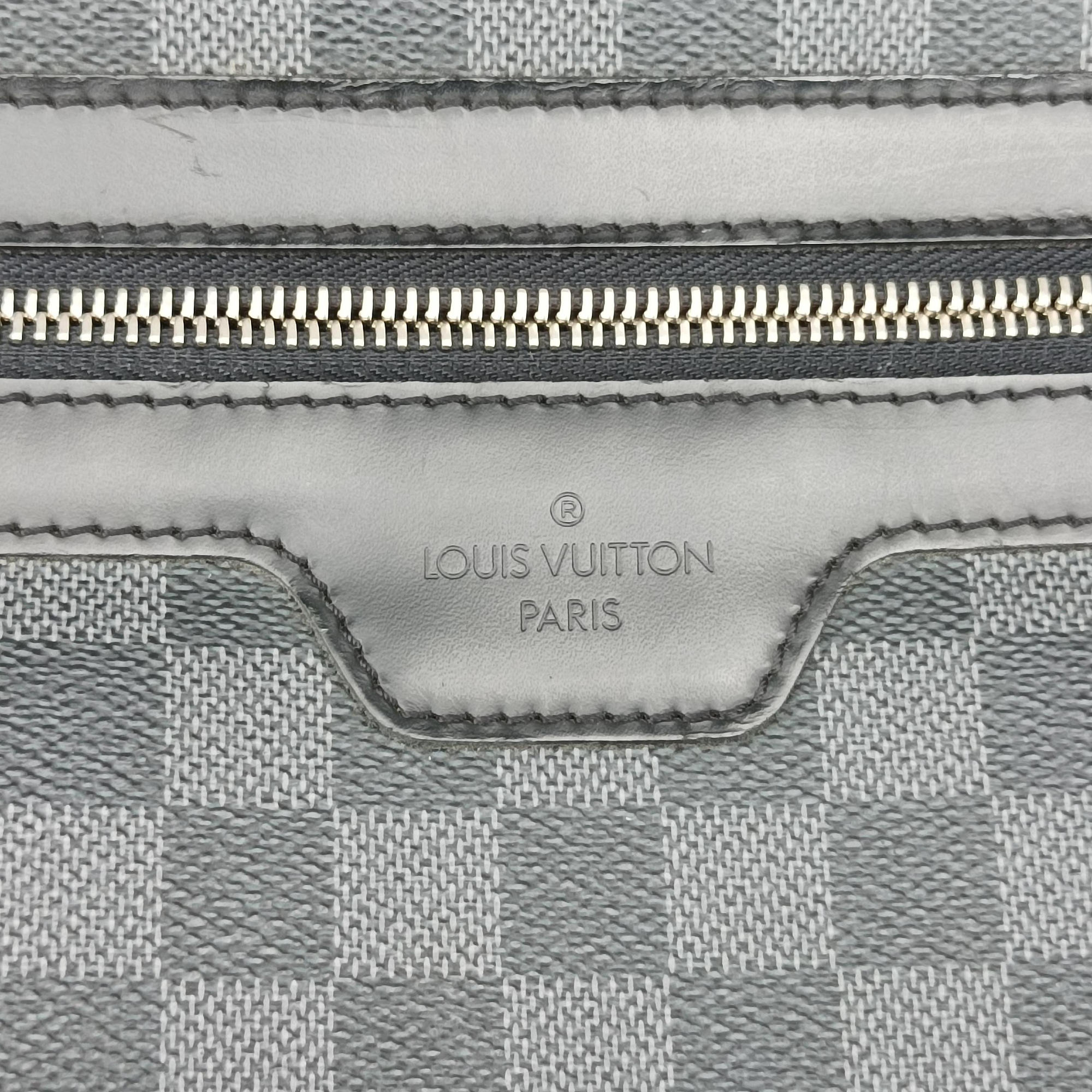 Pre-owned Louis Vuitton PEGASE 60 Black Damier Canvas N23298 suitcase | stylenewstar