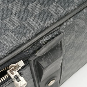 Pre-owned Louis Vuitton PEGASE 60 Black Damier Canvas N23298 suitcase | stylenewstar