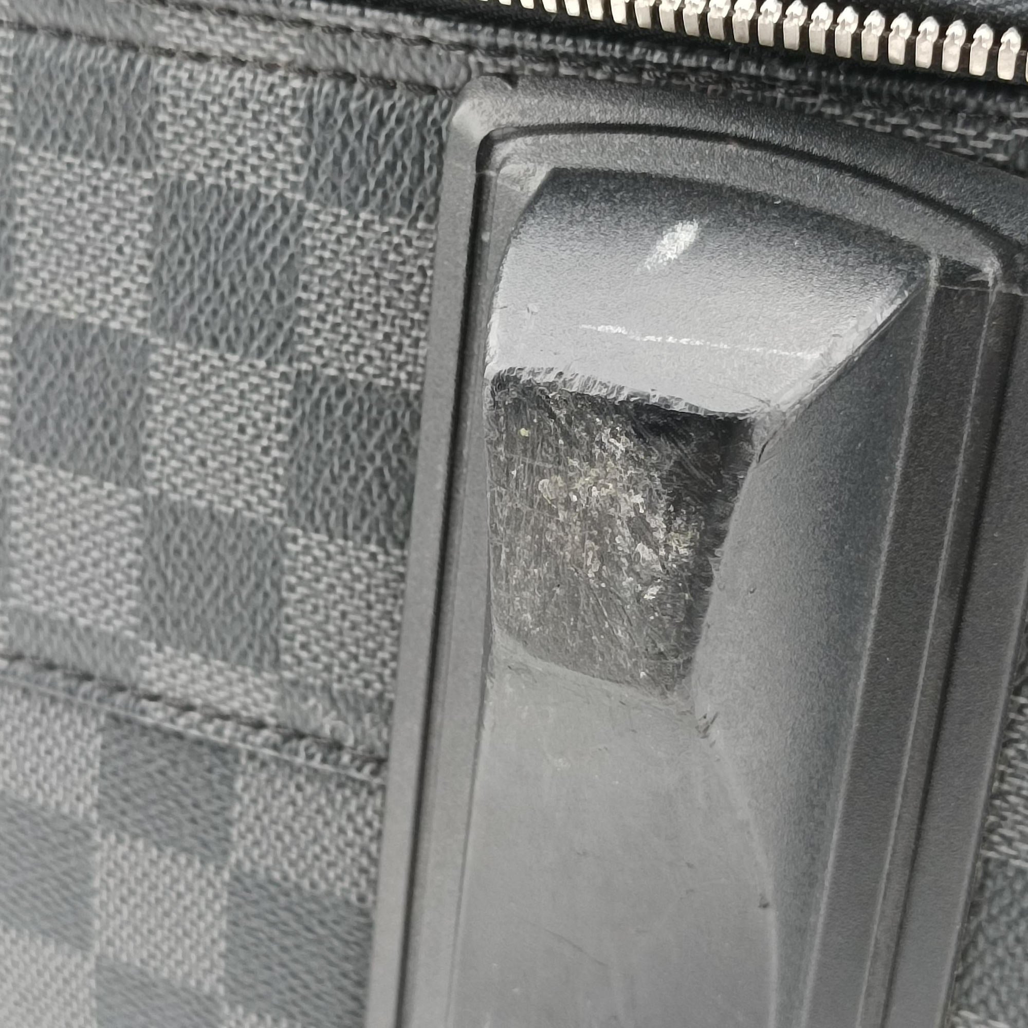Pre-owned Louis Vuitton PEGASE 60 Black Damier Canvas N23298 suitcase | stylenewstar