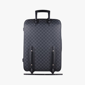 Pre-owned Louis Vuitton PEGASE 60 Black Damier Canvas N23298 suitcase | stylenewstar