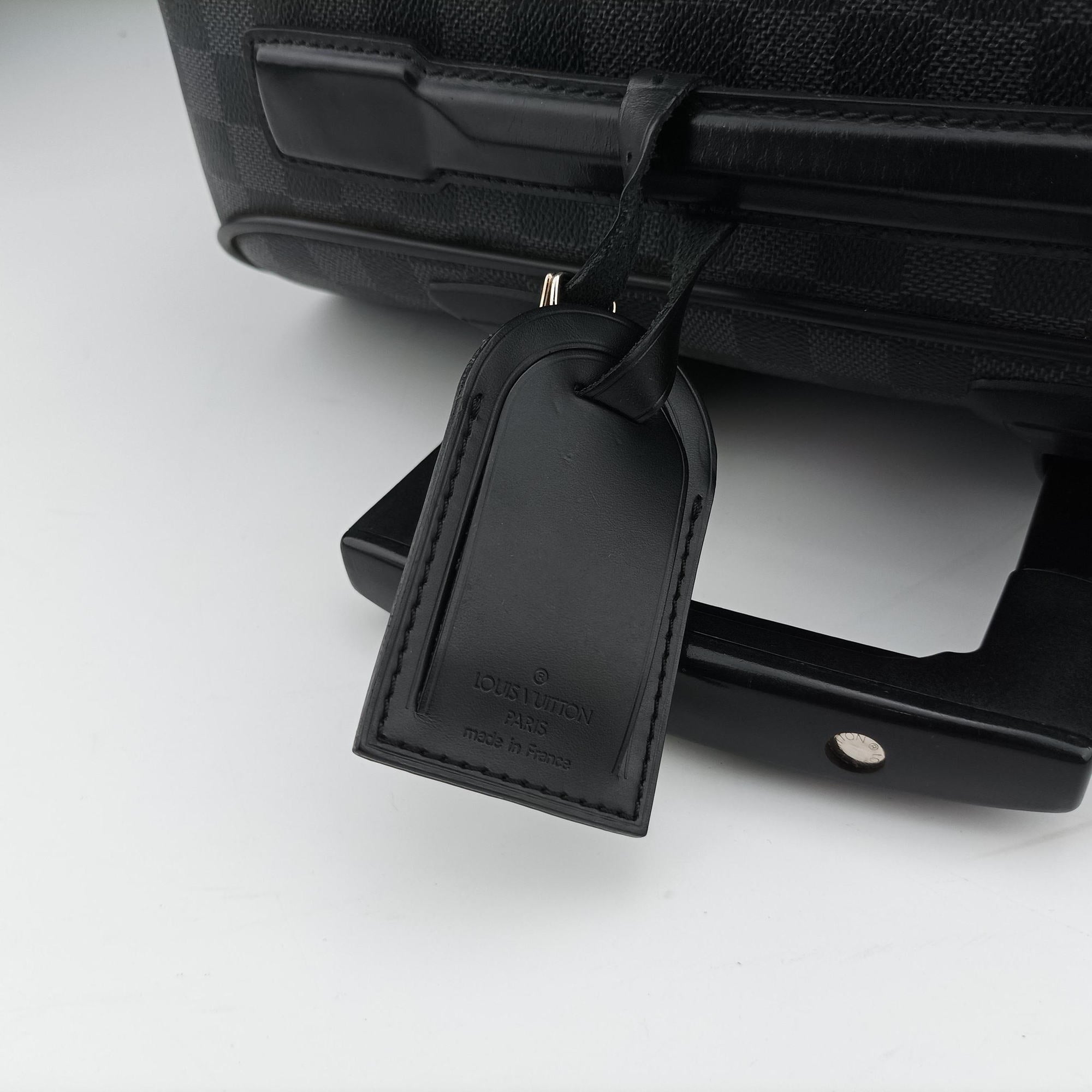 Pre-owned Louis Vuitton PEGASE 60 Black Damier Canvas N23298 suitcase | stylenewstar