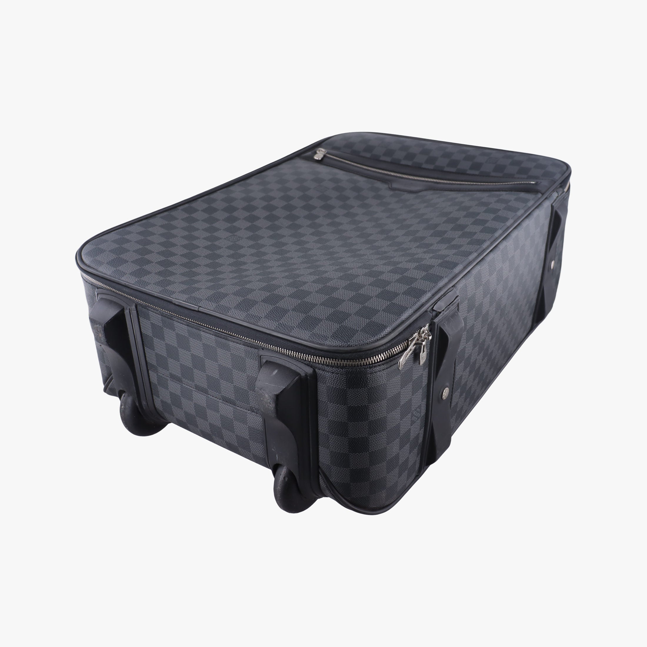 Pre-owned Louis Vuitton PEGASE 60 Black Damier Canvas N23298 suitcase | stylenewstar
