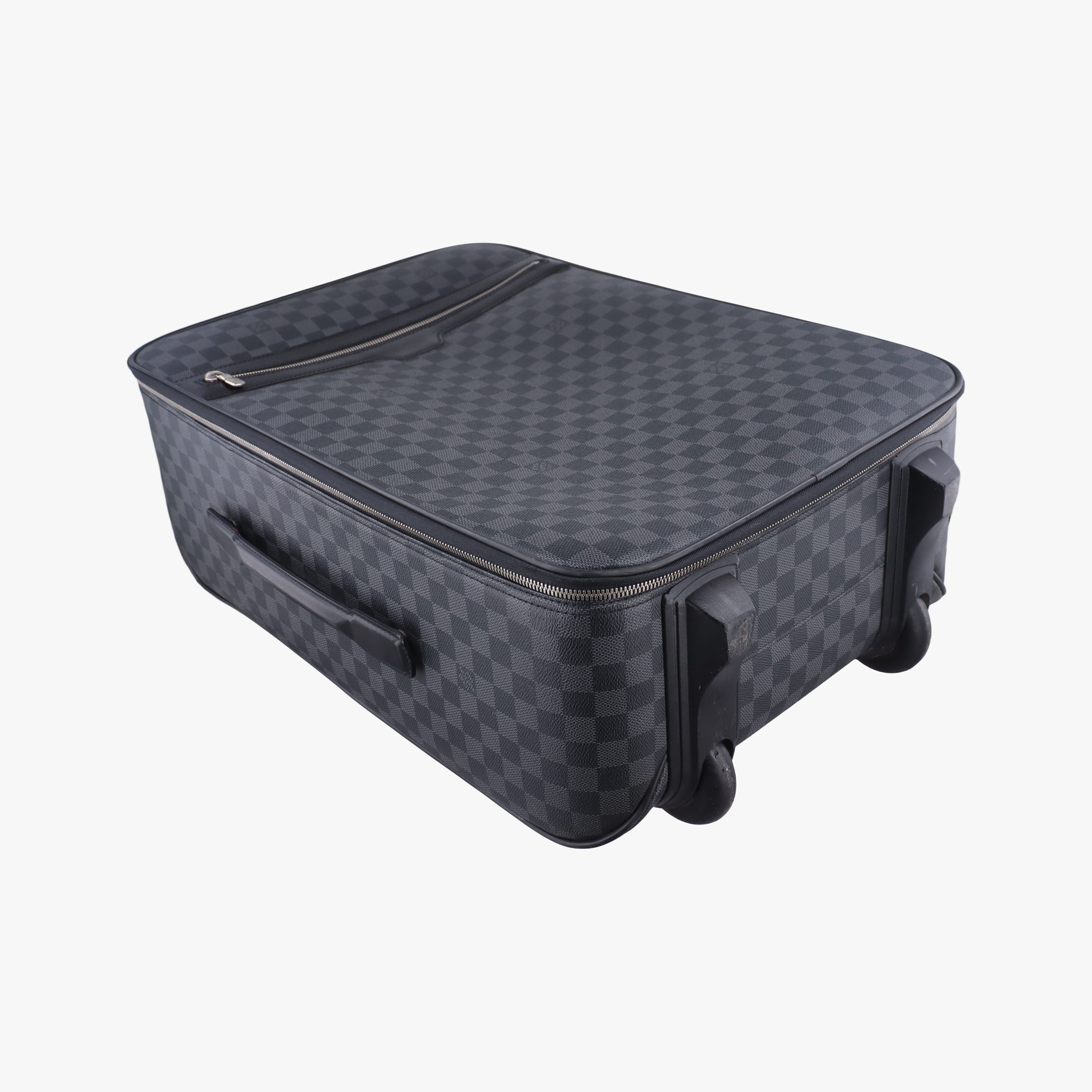 Pre-owned Louis Vuitton PEGASE 60 Black Damier Canvas N23298 suitcase | stylenewstar