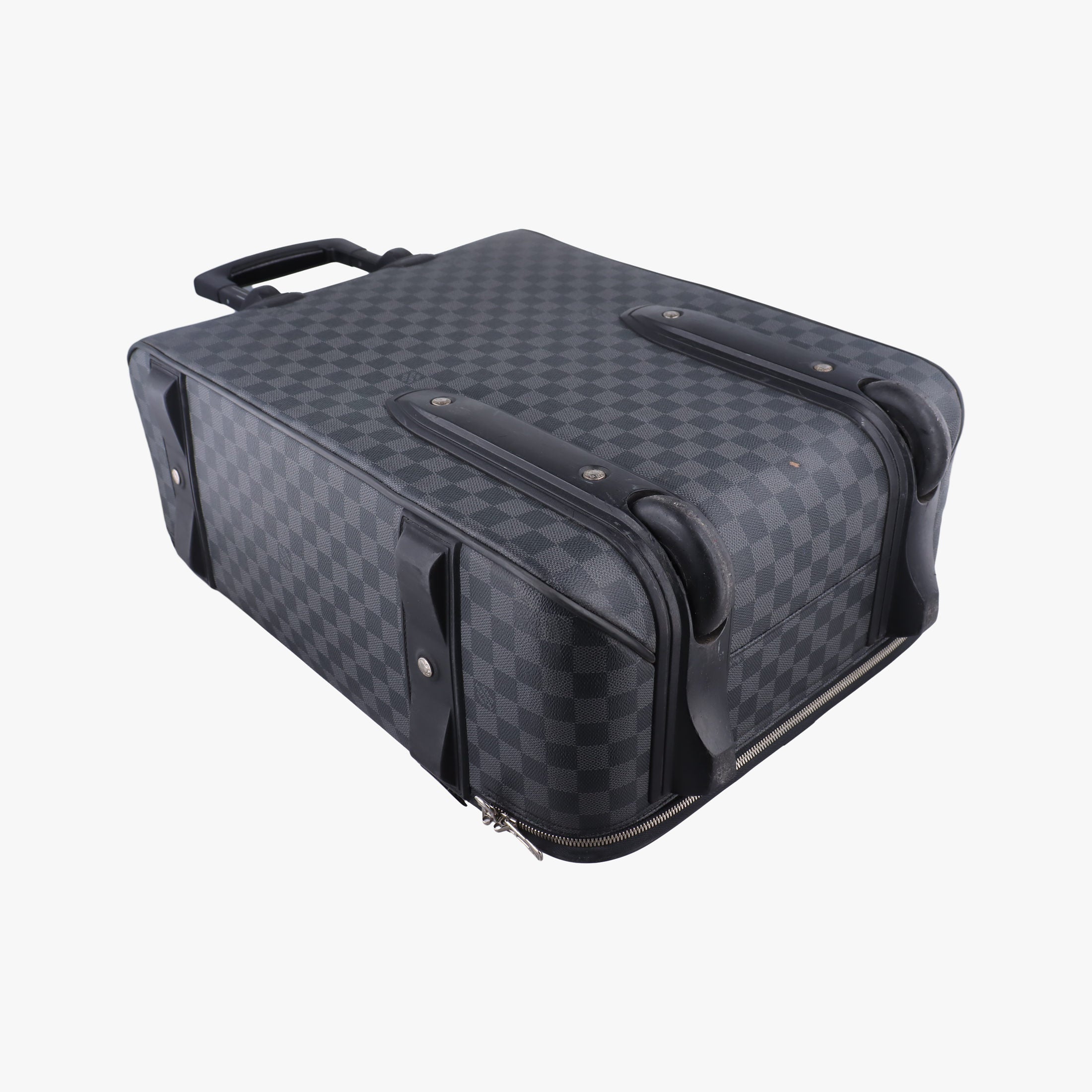 Pre-owned Louis Vuitton PEGASE 60 Black Damier Canvas N23298 suitcase | stylenewstar