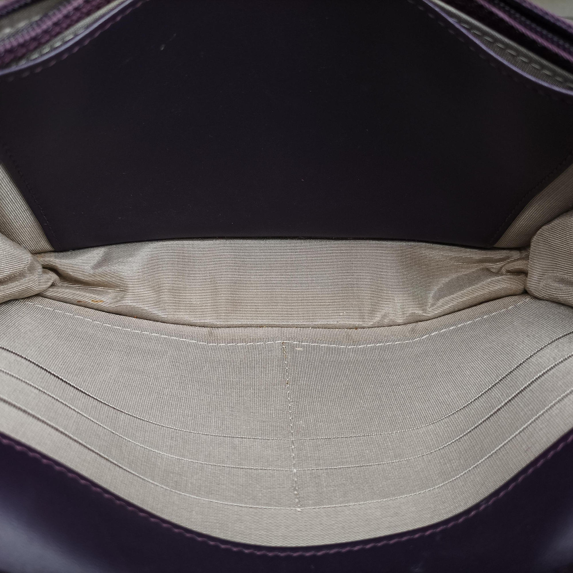 Pre-owned Chanel BOY CHANEL Chain Wallet Purple velour A68911 shoulderbag | stylenewstar