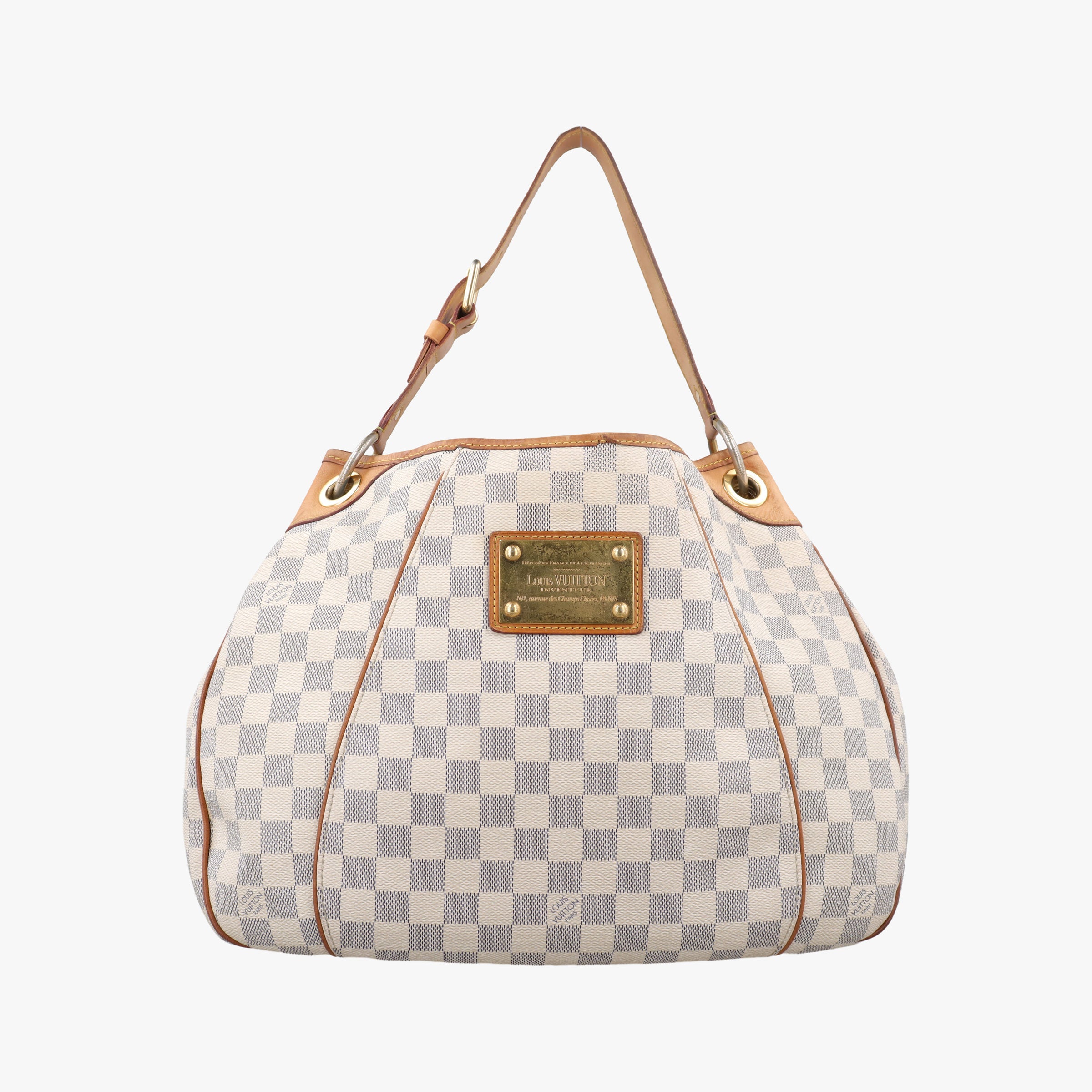 Secondhand Louis Vuitton GALLIERA PM Azur Damier Canvas N55215 shoulderbag | stylenewstar