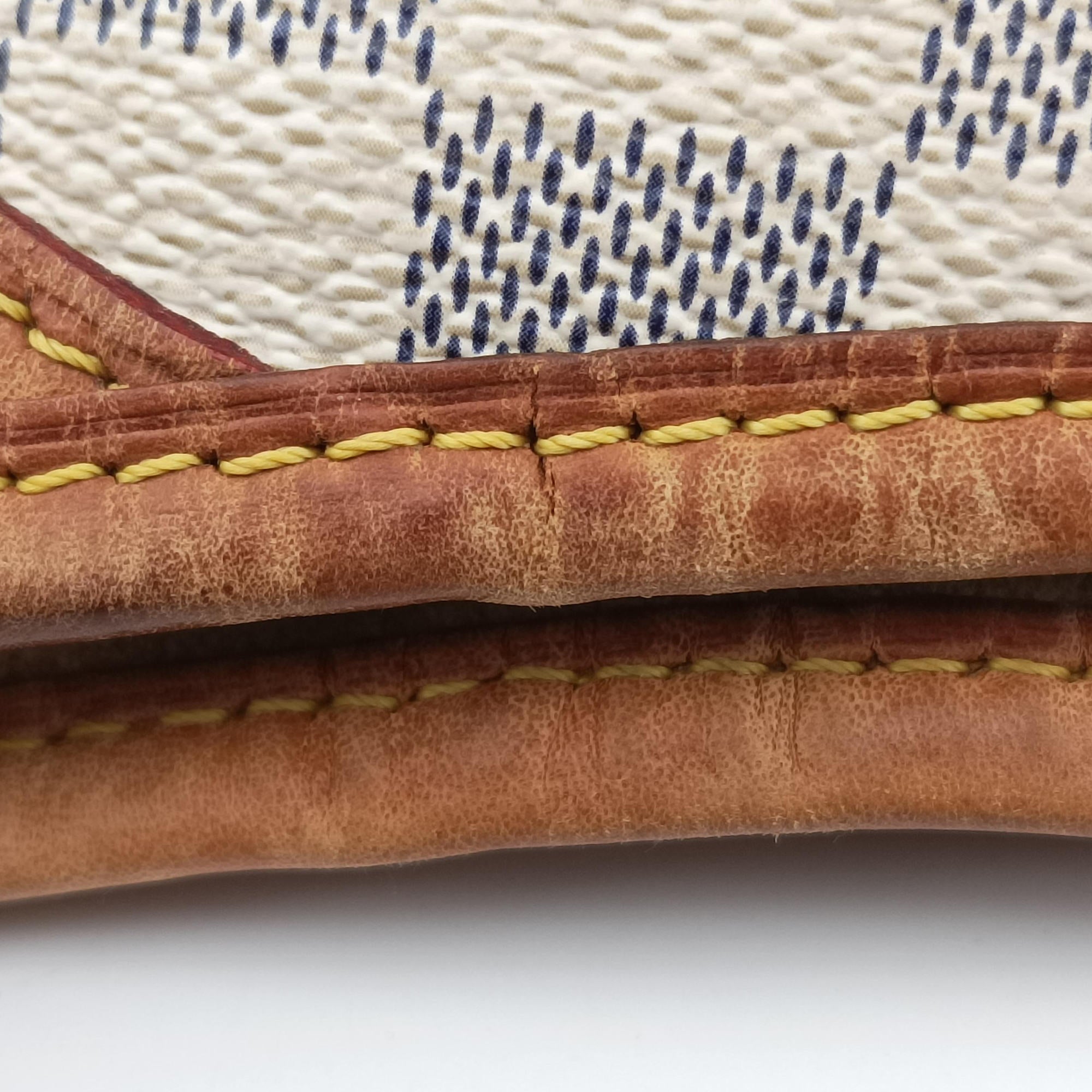 Secondhand Louis Vuitton GALLIERA PM Azur Damier Canvas N55215 shoulderbag | stylenewstar