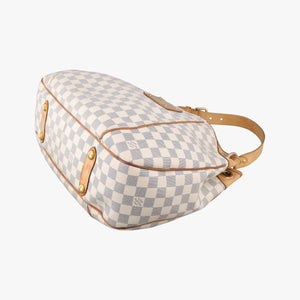 Secondhand Louis Vuitton GALLIERA PM Azur Damier Canvas N55215 shoulderbag | stylenewstar