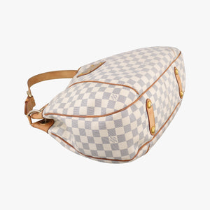 Secondhand Louis Vuitton GALLIERA PM Azur Damier Canvas N55215 shoulderbag | stylenewstar