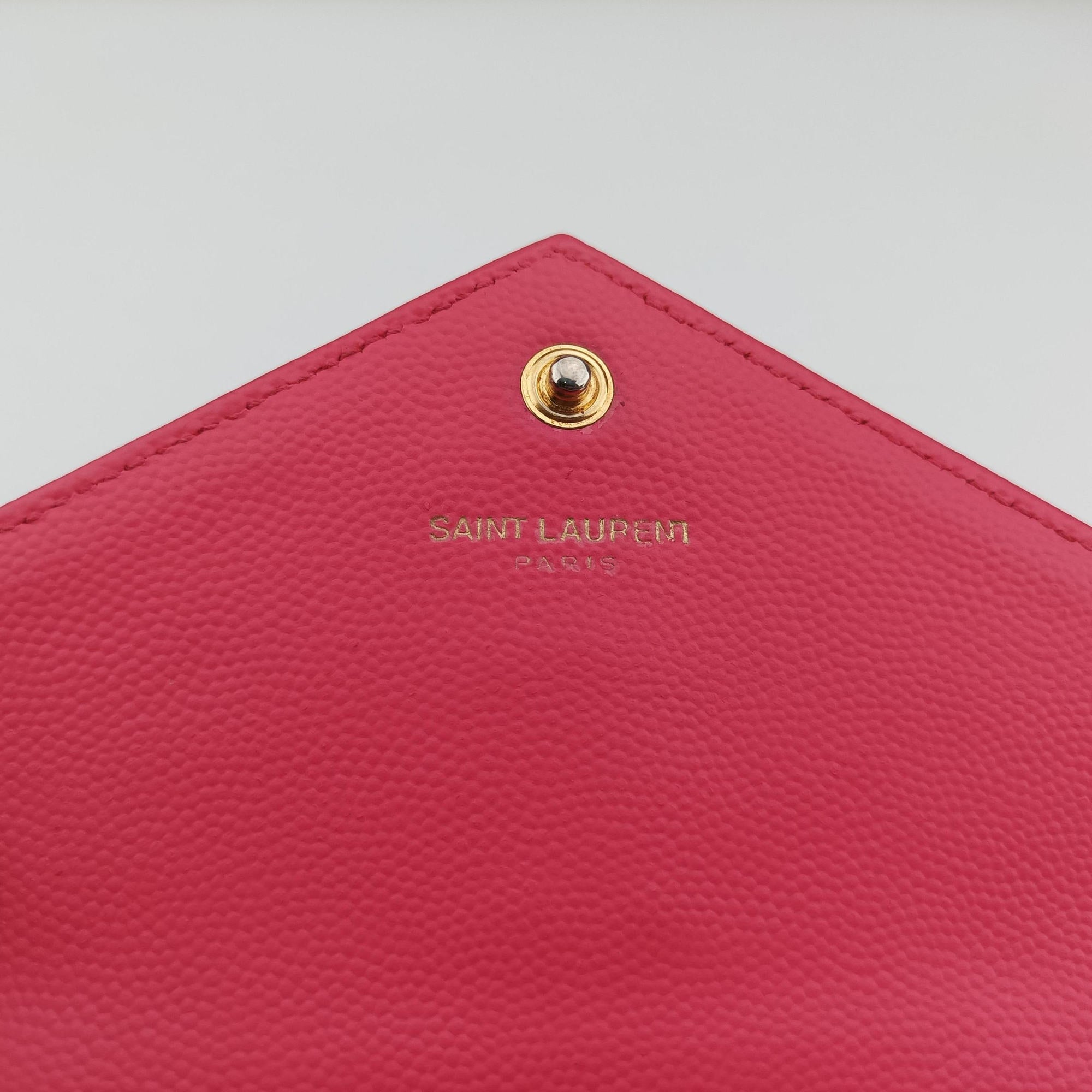 Pre-owned Yves Saint Laurent Cassandra Pink Caviar Leather 393953 shoulderbag | stylenewstar