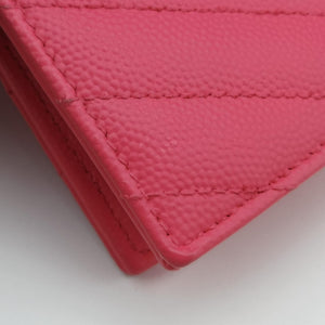 Pre-owned Yves Saint Laurent Cassandra Pink Caviar Leather 393953 shoulderbag | stylenewstar