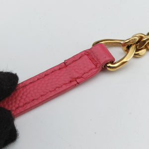 Pre-owned Yves Saint Laurent Cassandra Pink Caviar Leather 393953 shoulderbag | stylenewstar