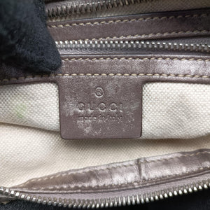 Pre-owned Gucci GG Twins Silver Leather 232962 shoulderbag | stylenewstar