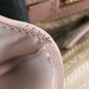 Pre-owned Prada Galleria Beige SAFFIANO Leather BN1786 shoulderbag | stylenewstar