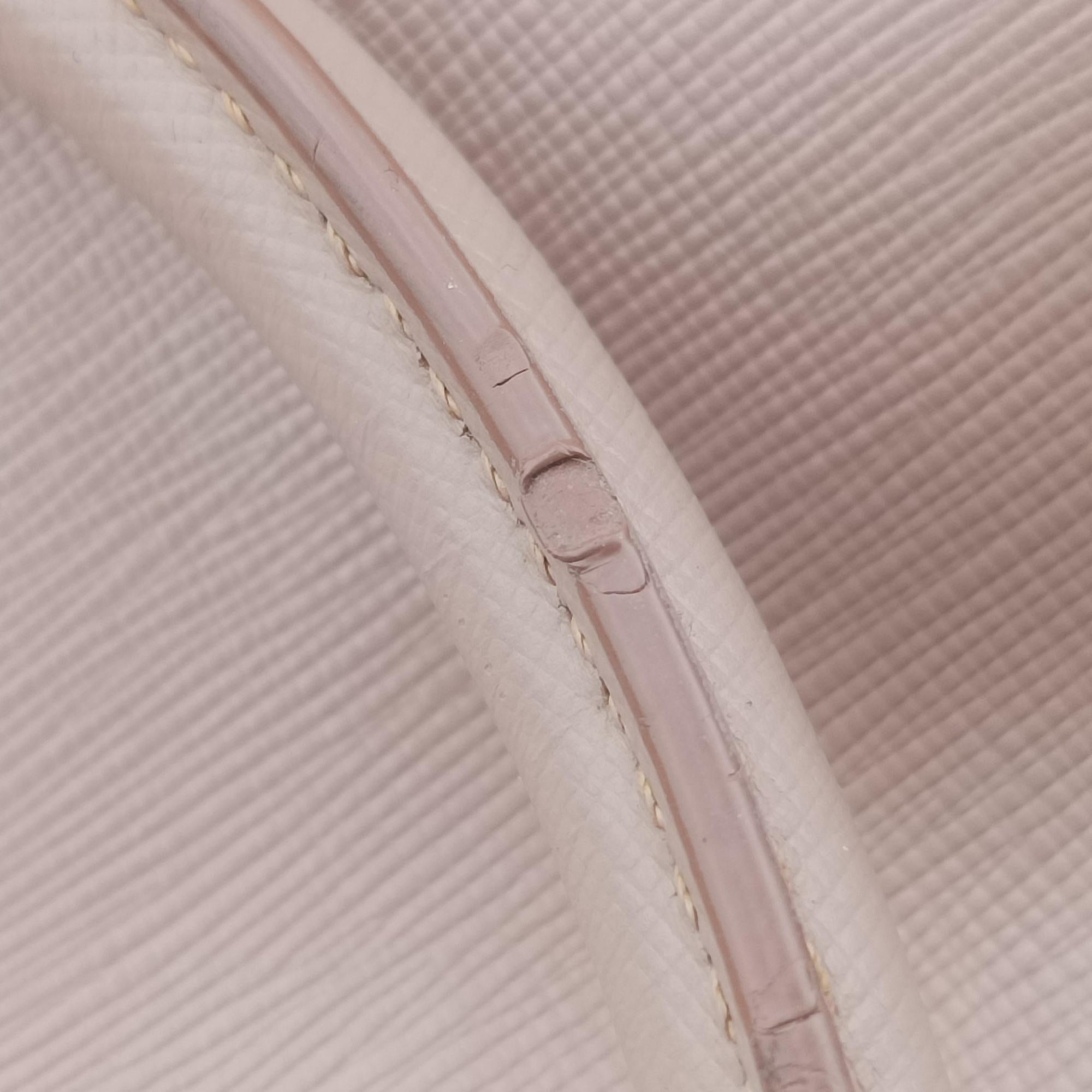 Pre-owned Prada Galleria Beige SAFFIANO Leather BN1786 shoulderbag | stylenewstar