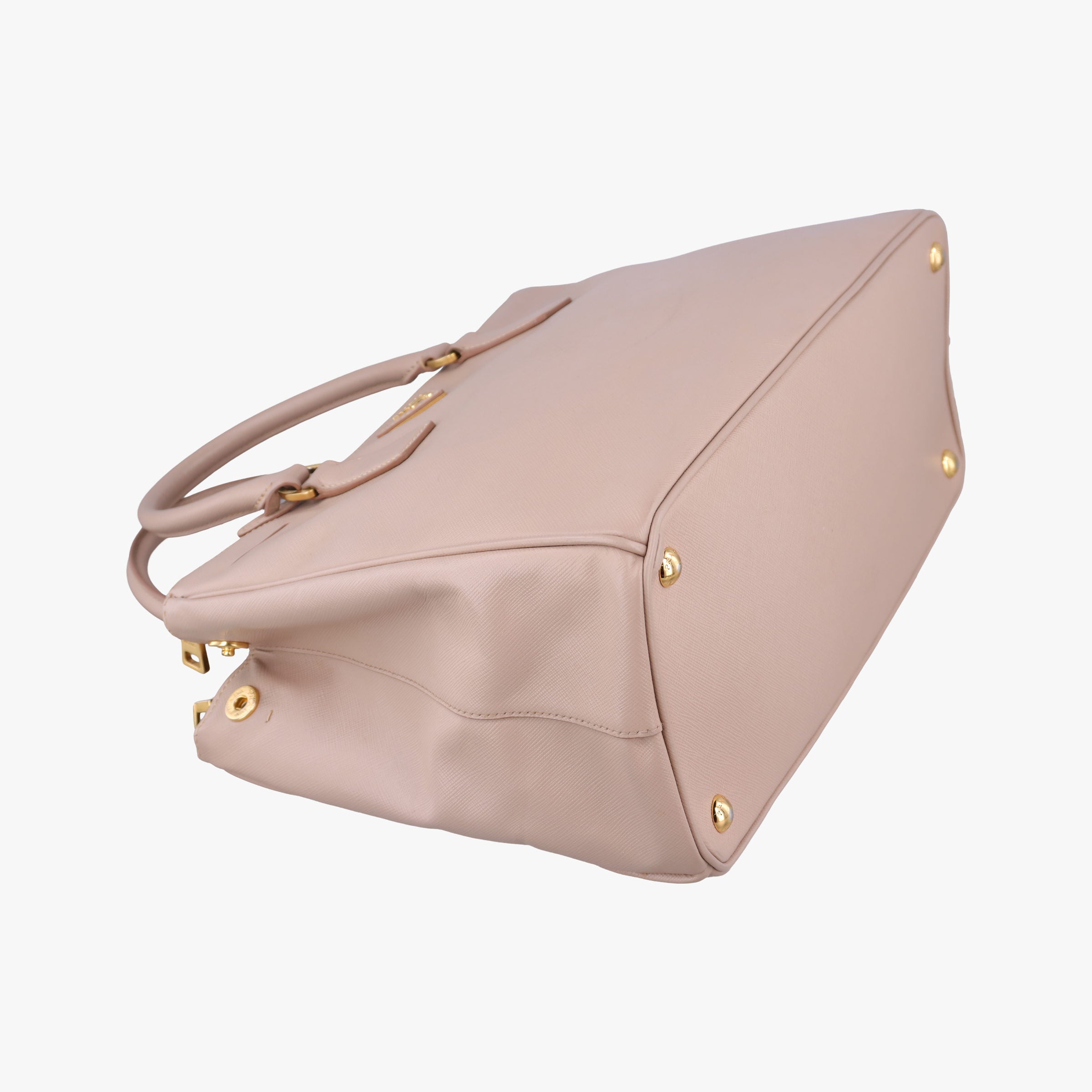Pre-owned Prada Galleria Beige SAFFIANO Leather BN1786 shoulderbag | stylenewstar