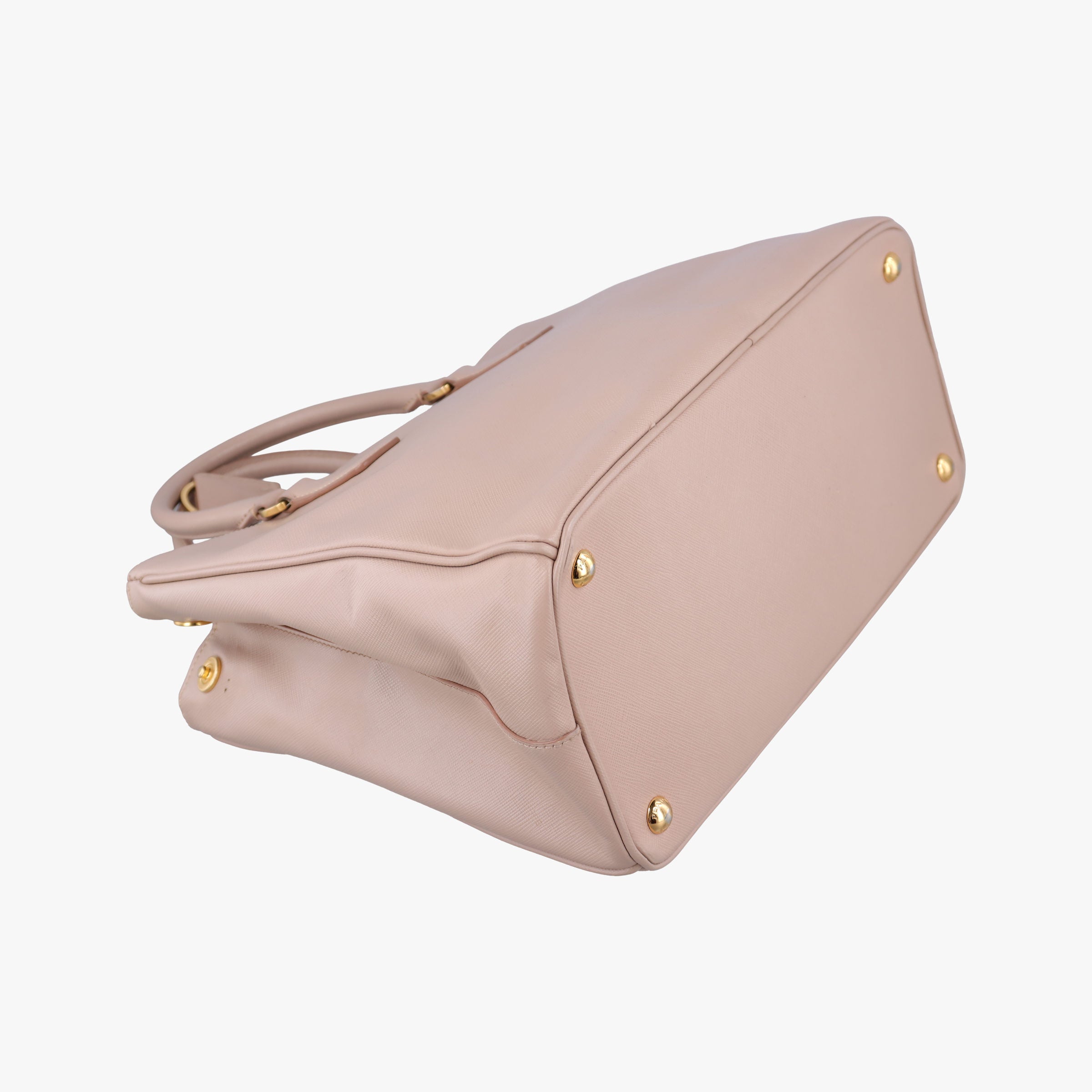 Pre-owned Prada Galleria Beige SAFFIANO Leather BN1786 shoulderbag | stylenewstar