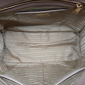 Pre-owned Prada Galleria Beige SAFFIANO Leather BN1786 shoulderbag | stylenewstar