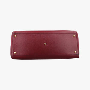 Pre-owned Fendi 2 Jours Burgundy Leather 8BH251 handbag | stylenewstar