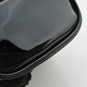 Secondhand Prada Mini Drawstring Black Enamel 1NR016 shoulderbag | stylenewstar