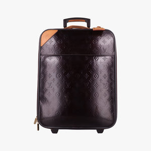 Pre-owned Louis Vuitton Pegase 45 Amarante Vernis M91277 suitcase | stylenewstar