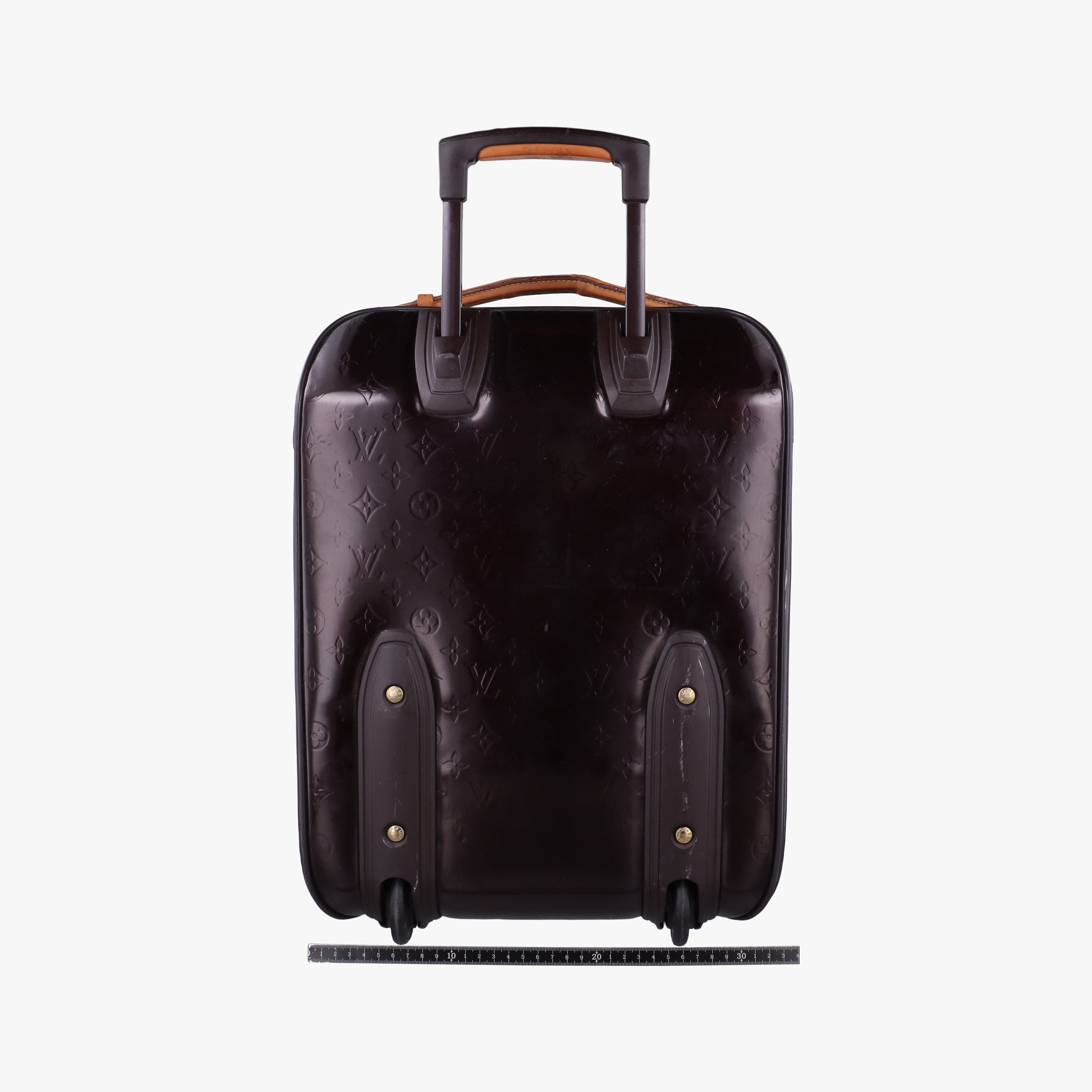Pre-owned Louis Vuitton Pegase 45 Amarante Vernis M91277 suitcase | stylenewstar