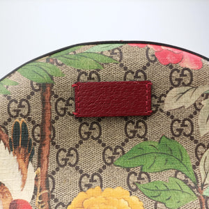 Pre-owned Gucci GG Supreme Tian Beige×red×multi PVC coated canvas×Leather 427042 backpack/rucksack | stylenewstar