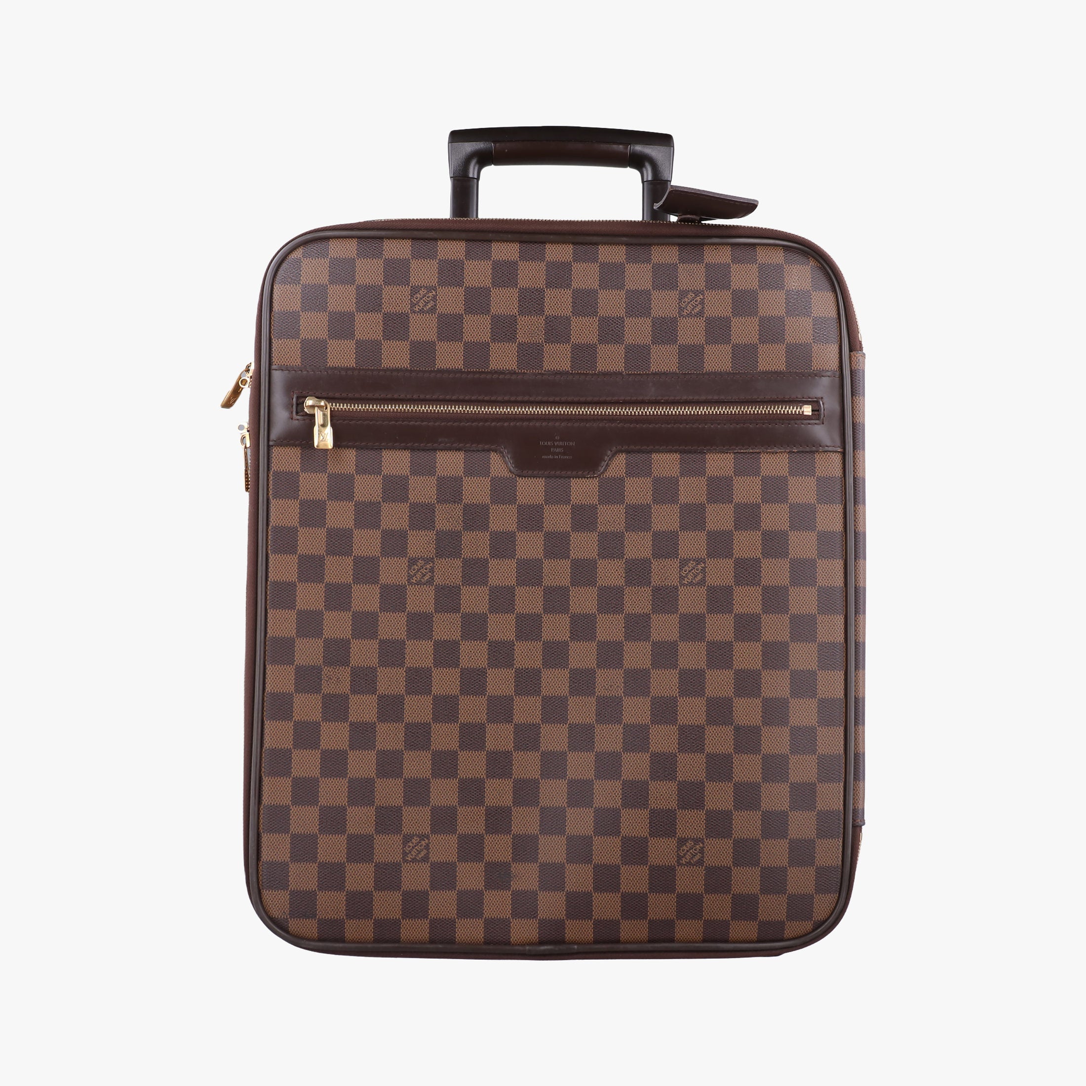 Pre-owned Louis Vuitton PEGASE 45 EBENE Damier Canvas N23293 suitcase | stylenewstar