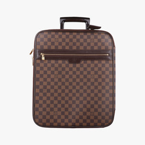 Pre-owned Louis Vuitton PEGASE 45 EBENE Damier Canvas N23293 suitcase | stylenewstar