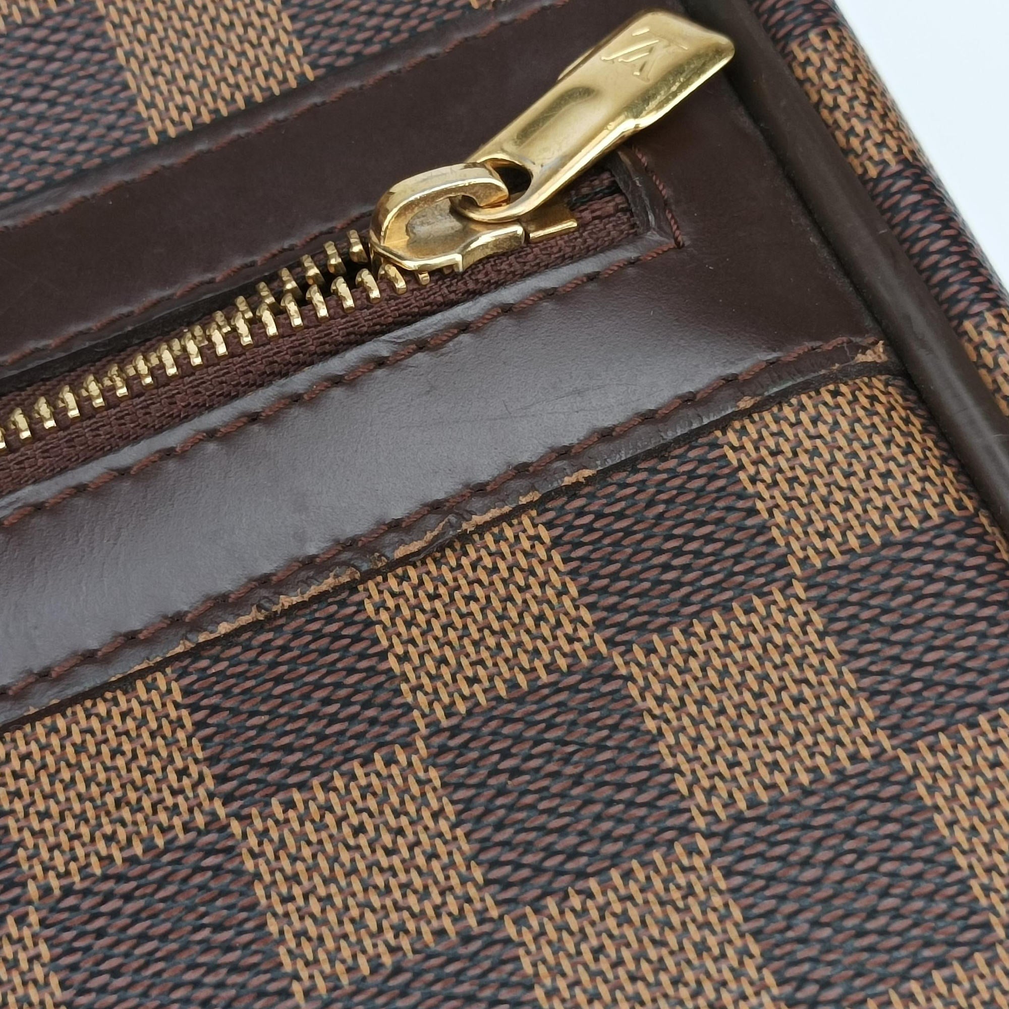 Pre-owned Louis Vuitton PEGASE 45 EBENE Damier Canvas N23293 suitcase | stylenewstar