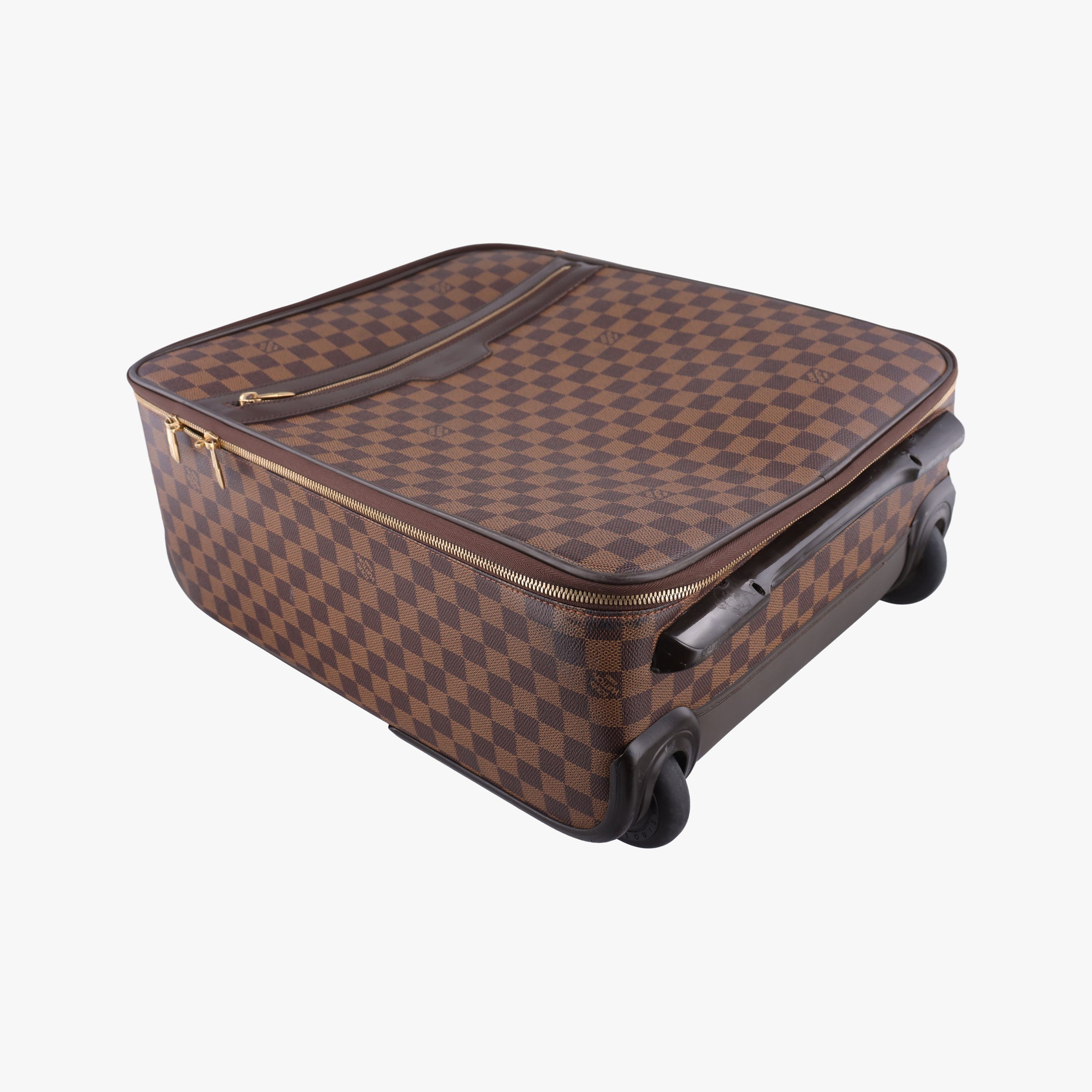 Pre-owned Louis Vuitton PEGASE 45 EBENE Damier Canvas N23293 suitcase | stylenewstar
