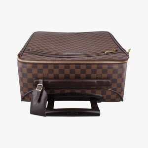 Pre-owned Louis Vuitton PEGASE 45 EBENE Damier Canvas N23293 suitcase | stylenewstar