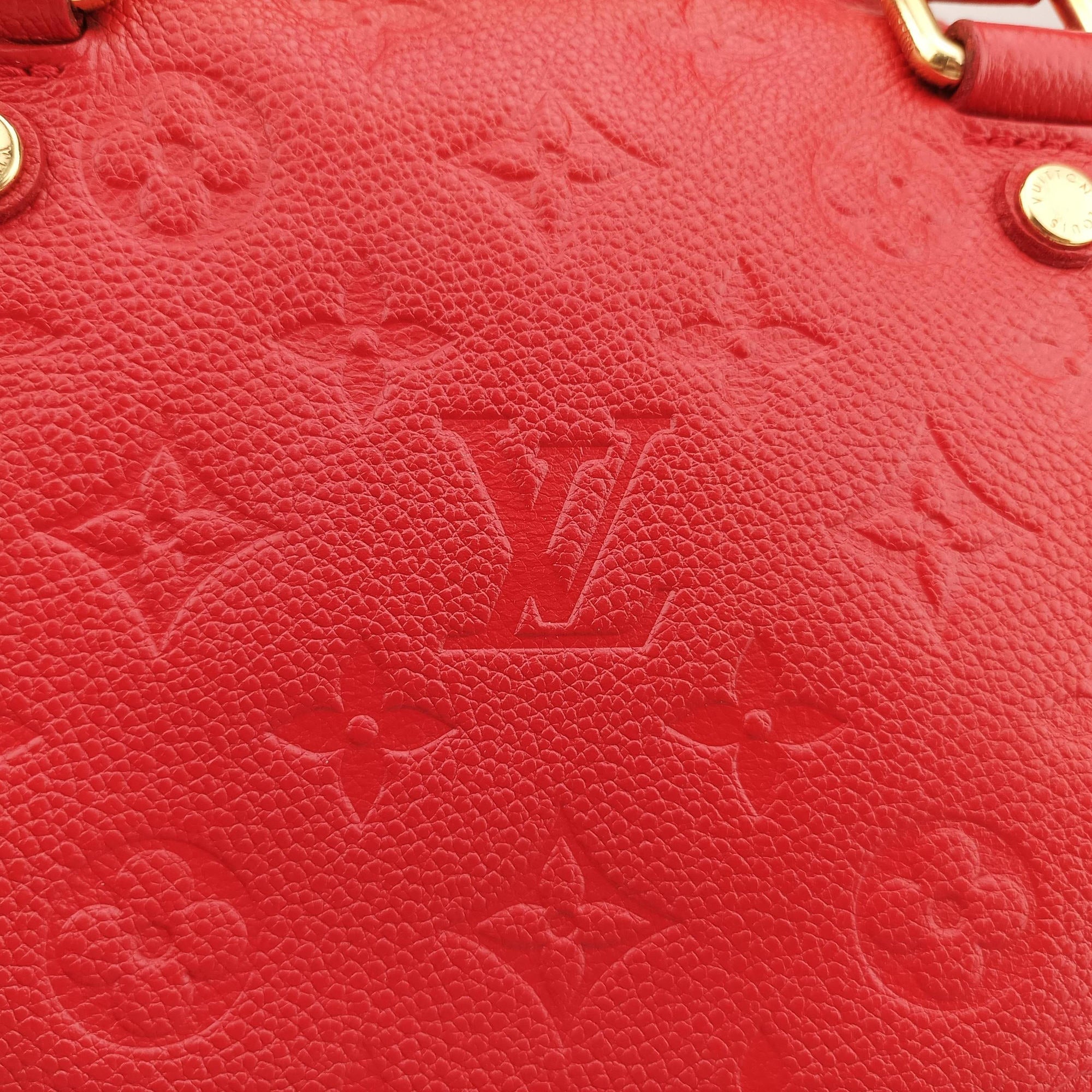 Pre-owned Louis Vuitton Speedy Bandouliere 25 Orian Monogram Empreinte M40758 shoulderbag | stylenewstar