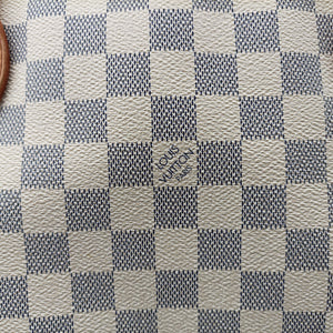 Vintage Louis Vuitton Neverfull MM Azur Damier Canvas N51107 handbag | stylenewstar