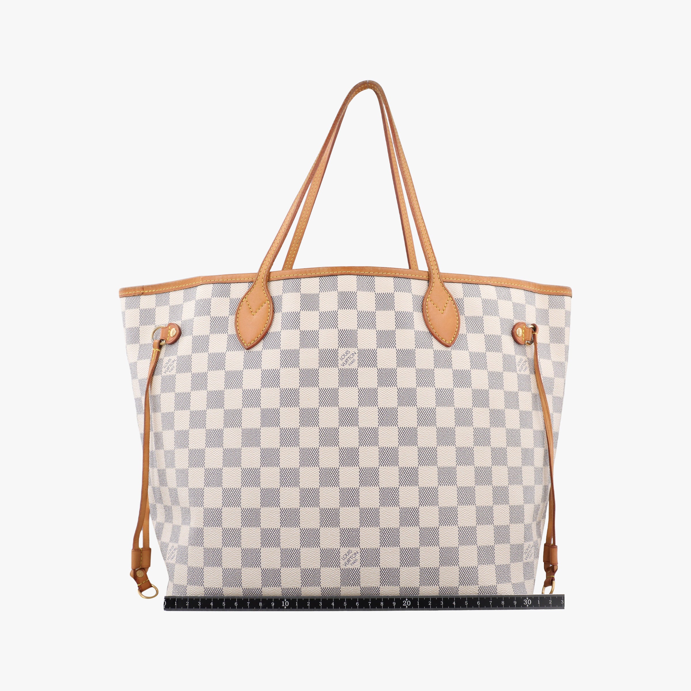 Vintage Louis Vuitton Neverfull MM Azur Damier Canvas N51107 handbag | stylenewstar
