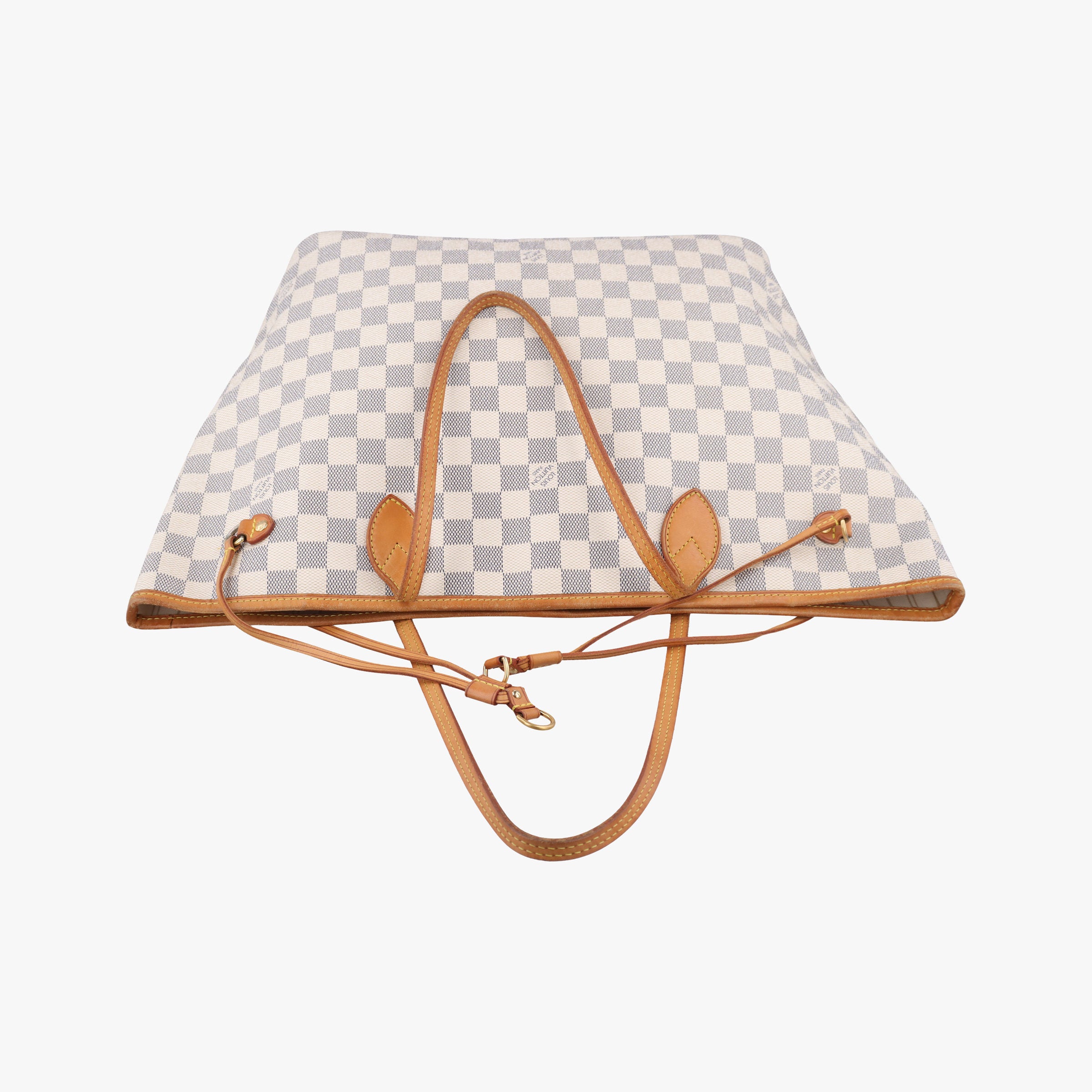 Vintage Louis Vuitton Neverfull MM Azur Damier Canvas N51107 handbag | stylenewstar
