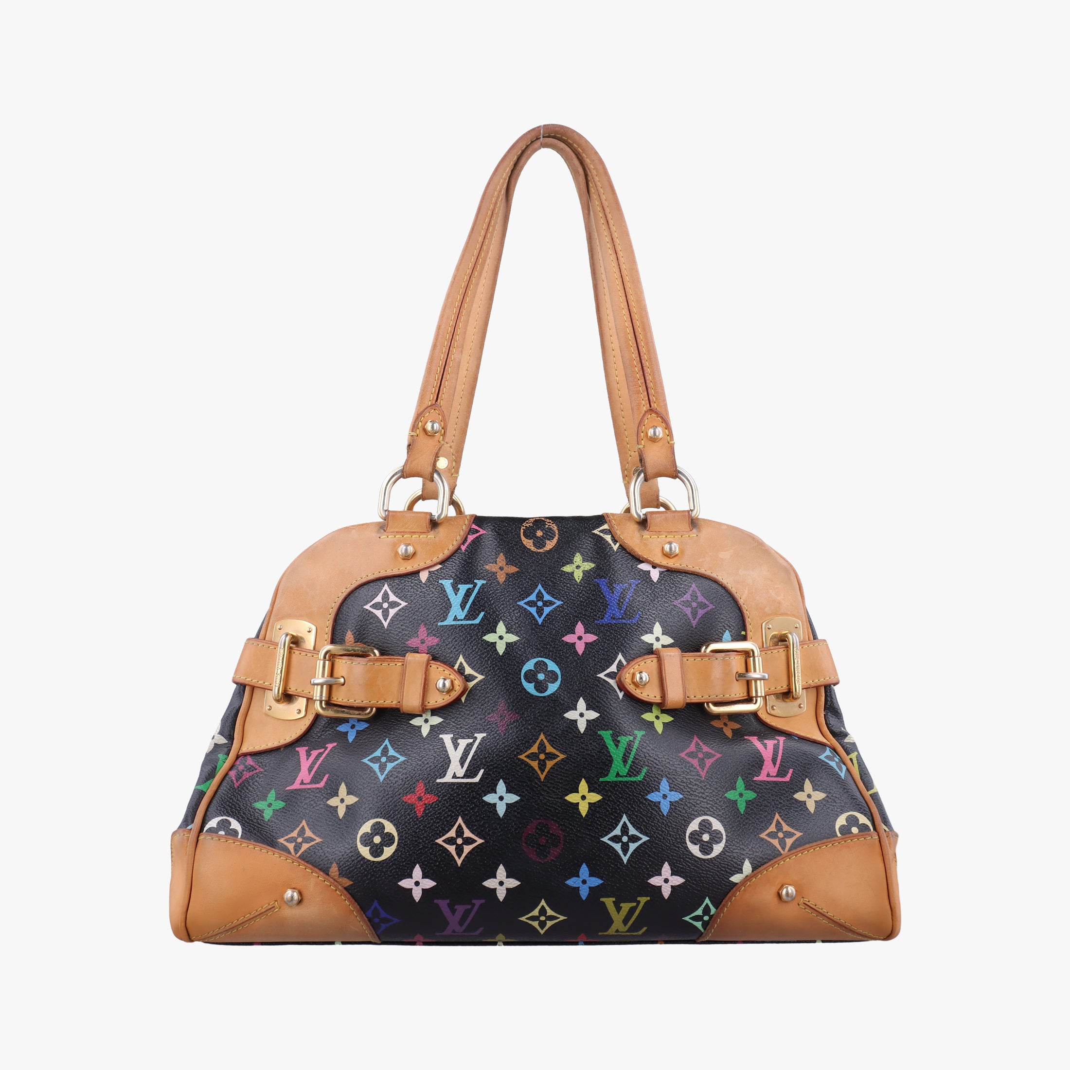 Pre-owned Louis Vuitton CLAUDIA Noir Monogram Multicolor M40194 shoulderbag | stylenewstar