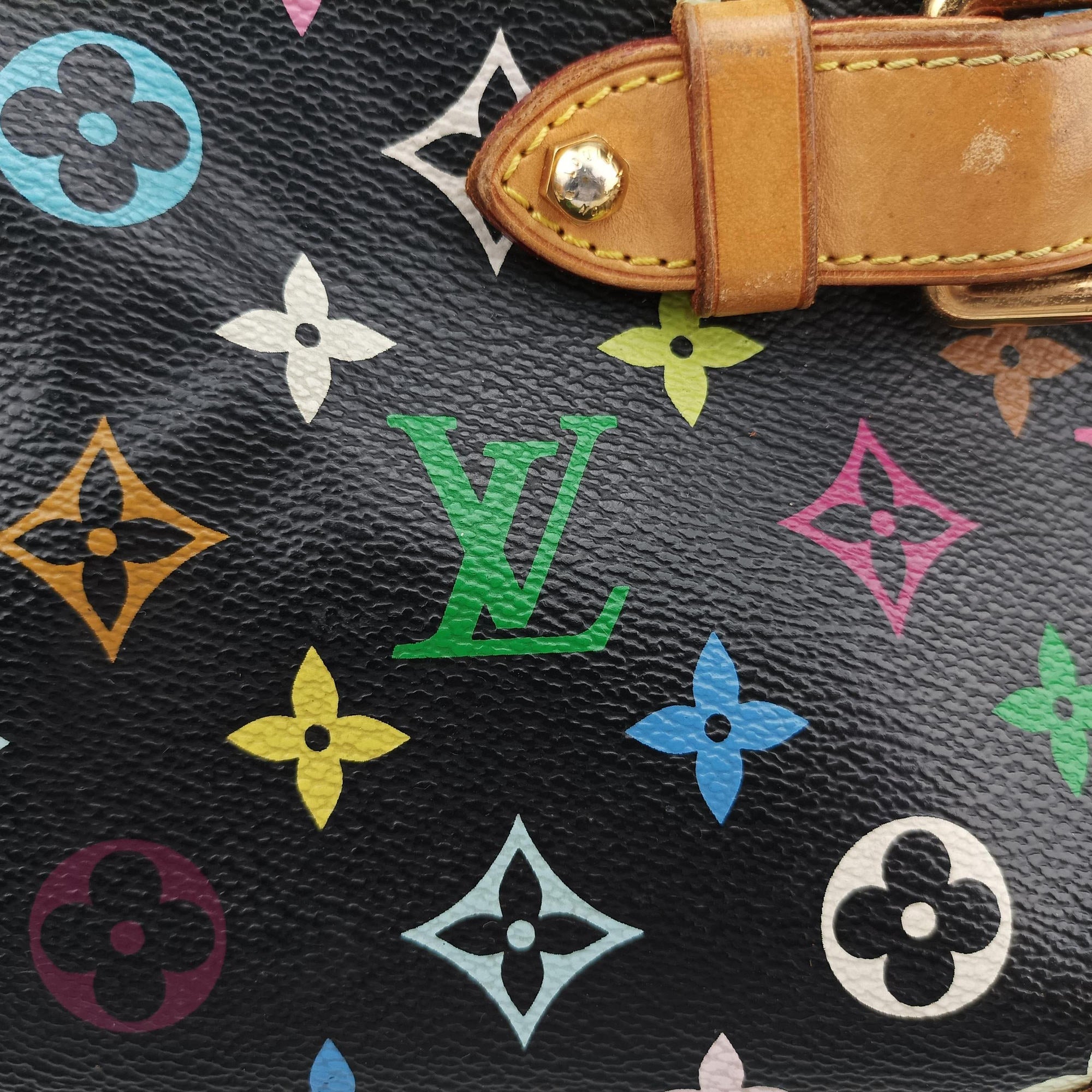 Pre-owned Louis Vuitton CLAUDIA Noir Monogram Multicolor M40194 shoulderbag | stylenewstar