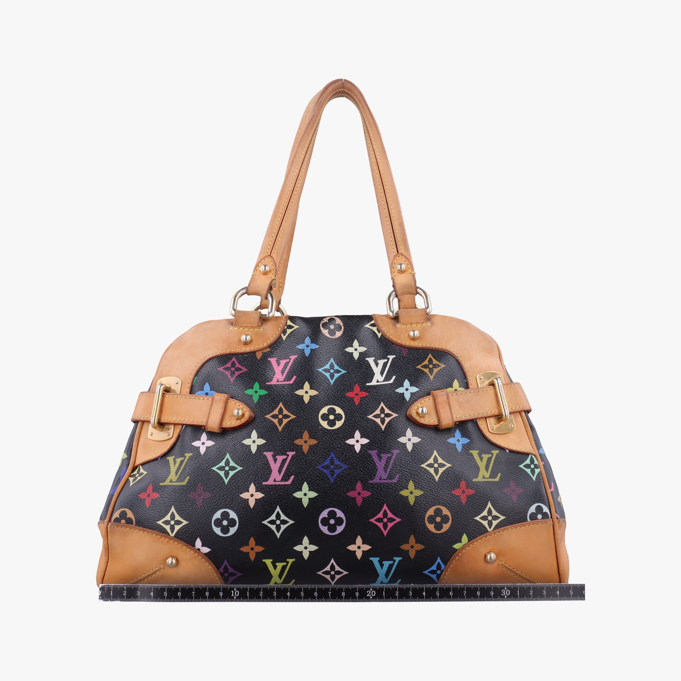 Pre-owned Louis Vuitton CLAUDIA Noir Monogram Multicolor M40194 shoulderbag | stylenewstar