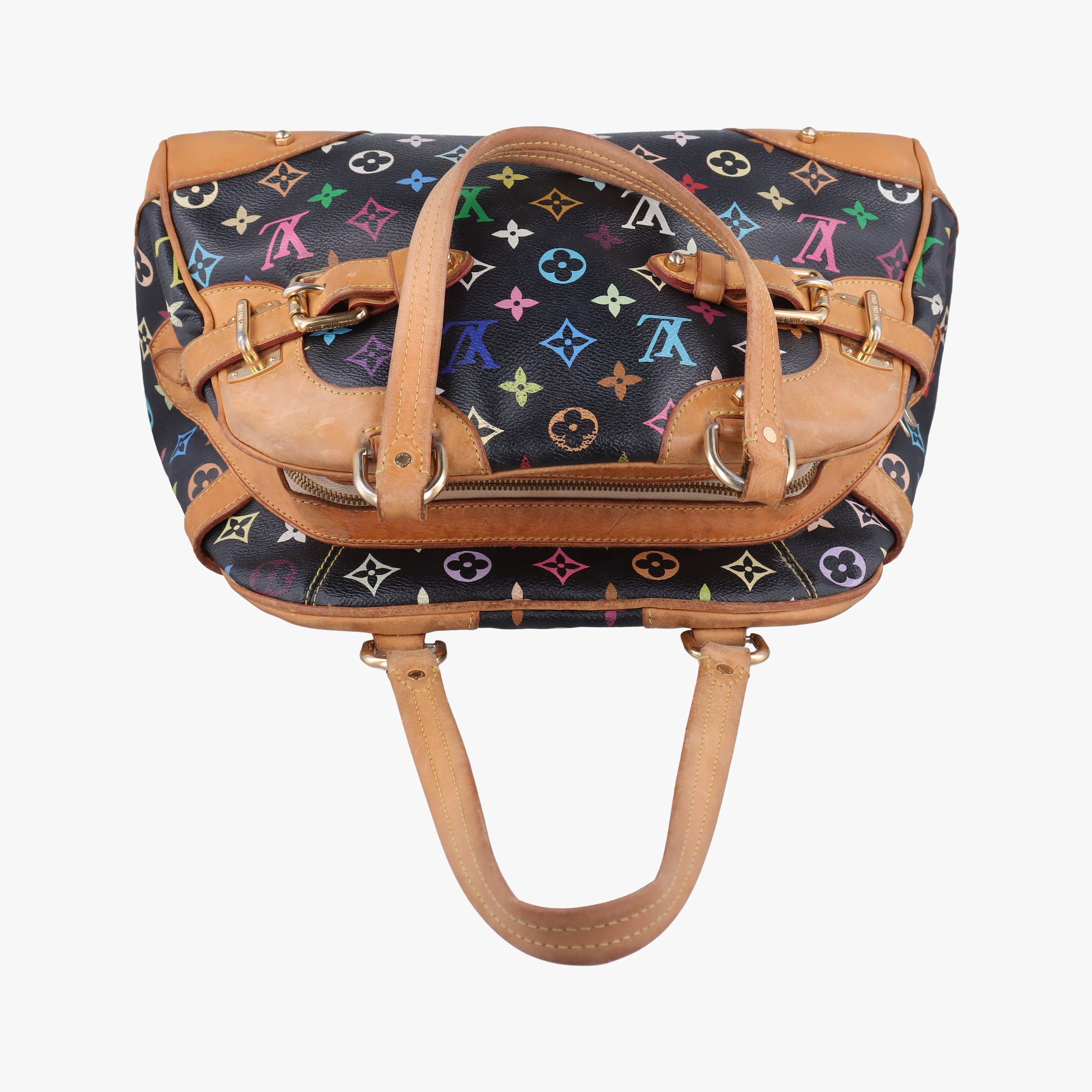 Pre-owned Louis Vuitton CLAUDIA Noir Monogram Multicolor M40194 shoulderbag | stylenewstar