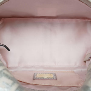 Secondhand Fendi Baguette Beige × Silver×Pink canvas 8BR180 handbag | stylenewstar