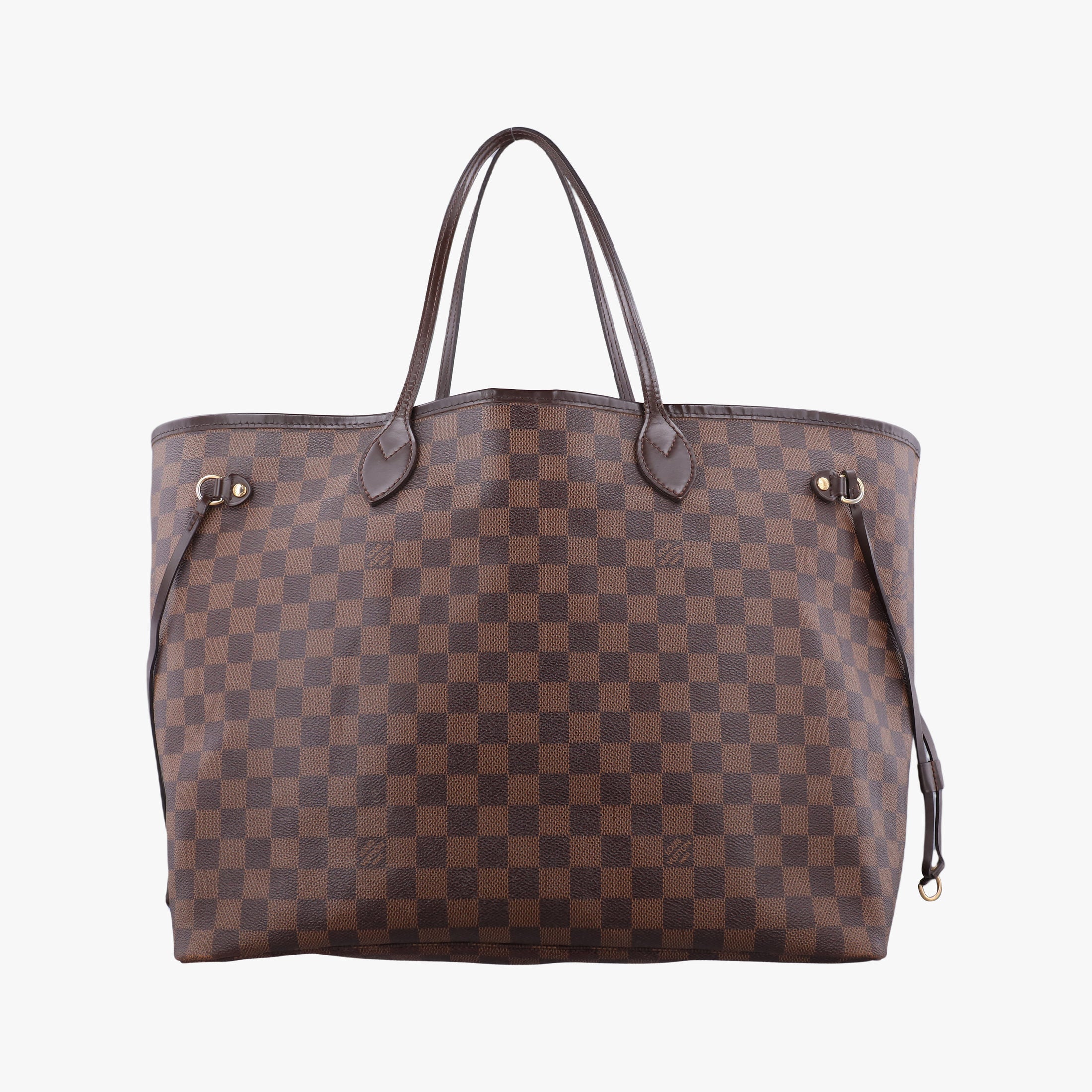 Vintage Louis Vuitton NEVERFULL　GM EBENE Damier Canvas N51106 shoulderbag | stylenewstar