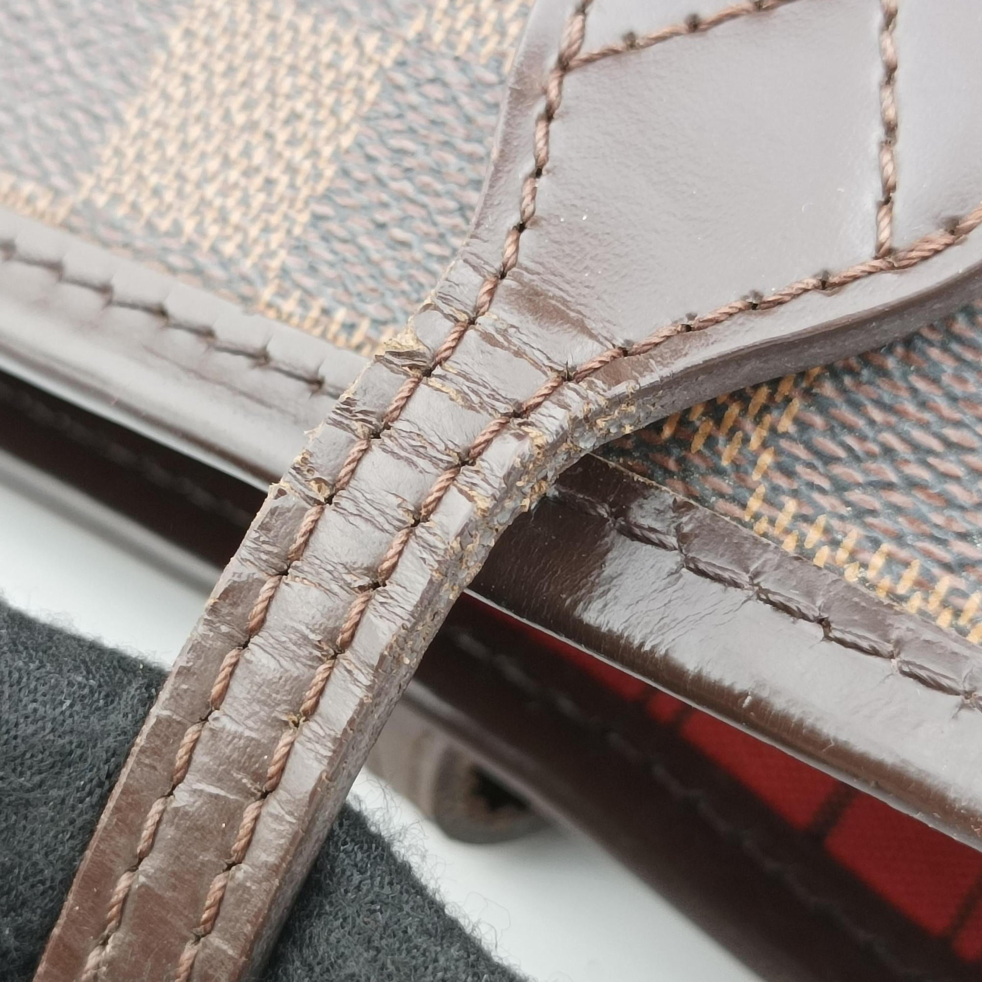 Vintage Louis Vuitton NEVERFULL　GM EBENE Damier Canvas N51106 shoulderbag | stylenewstar