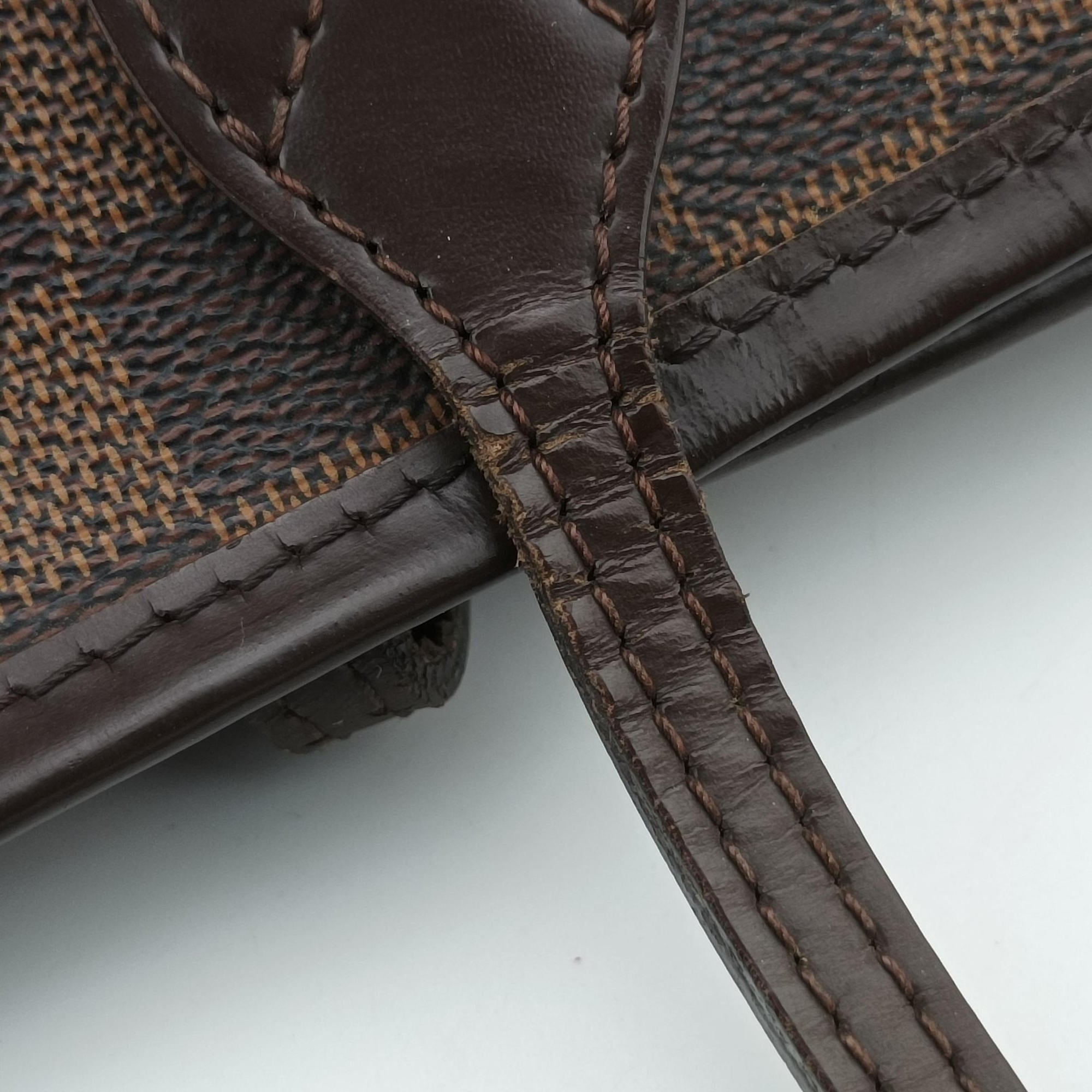 Vintage Louis Vuitton NEVERFULL　GM EBENE Damier Canvas N51106 shoulderbag | stylenewstar