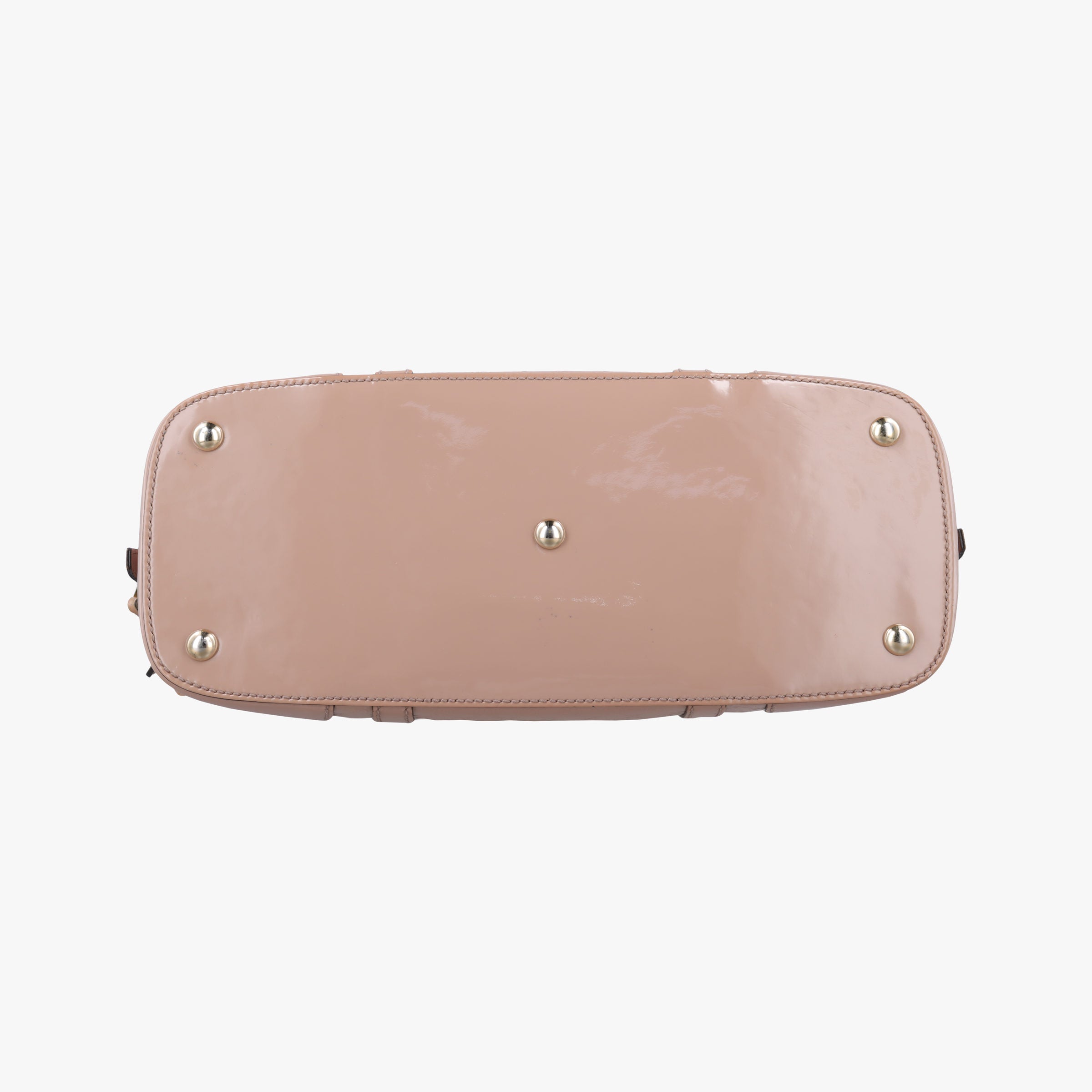 Pre-owned Gucci Microguccissima Beige Patent Leather 309617 shoulderbag | stylenewstar