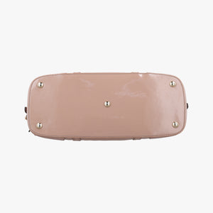 Pre-owned Gucci Microguccissima Beige Patent Leather 309617 shoulderbag | stylenewstar