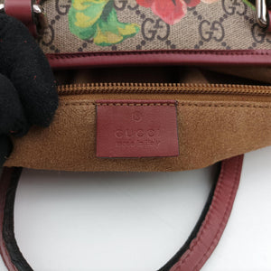 Pre-owned Gucci GG Blooms Beige×multicolor PVC coated canvas×leather 410748 shoulderbag | stylenewstar