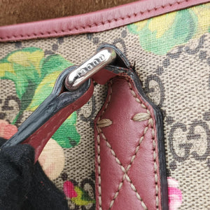 Pre-owned Gucci GG Blooms Beige×multicolor PVC coated canvas×leather 410748 shoulderbag | stylenewstar